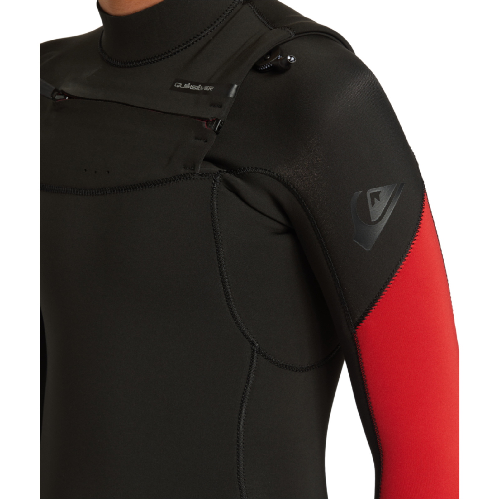 2026 Quiksilver Junior Everyday Sessions 3/2mm Chest Zip Wetsuit EQBW103107 - High Risk Red